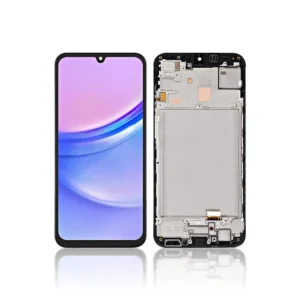 21A Replacement OLED LCD Screen For Samsung Galaxy A15 4G 5G A155 A156 Black With Frame