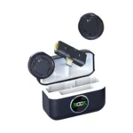 Q81 Wireless Lavalier Microphone with Charging Case and USB C Receiver