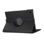 6C 360 Rotating Leather Case For Samsung Galaxy Tab A11 Plus Black