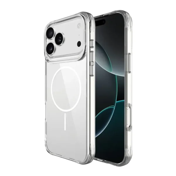 9D Clear TPU Magsafe Case For iPhone 17 Pro White