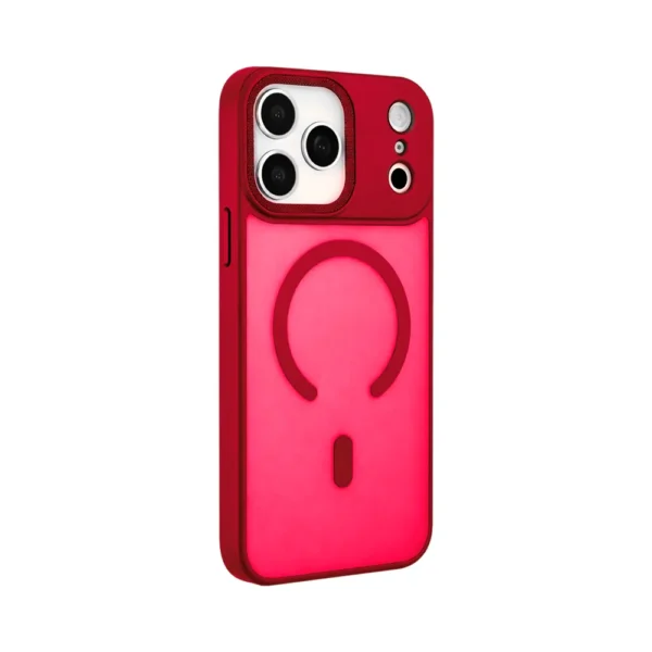 12D Diamond Pattern Magsafe Case Red