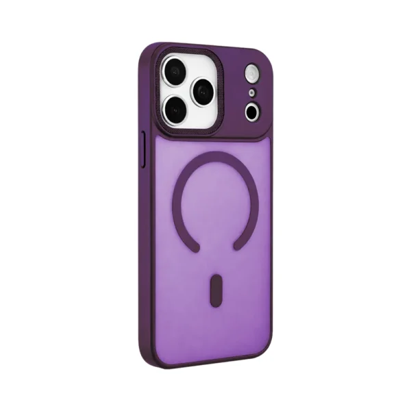 12E Diamond Pattern Magsafe Case Purple