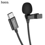 1C HOCO L14 Lavalier Microphone For Type-C Audio Plug