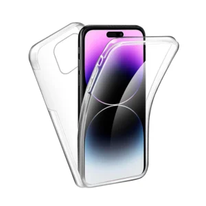 360 Front And Back Clear Gel TPU Case For iPhone 17 Pro