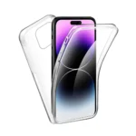 360 Front And Back Clear Gel TPU Case For iPhone 17 Pro Max