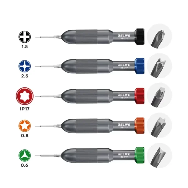 RELIFE 5-in-1 Mobile Repair Screwdriver Set (RL-717A) - 1
