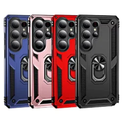 Slim Shockproof Ring Armor Stand Phone Case for Samsung Galaxy S26 Ultra (S948B)