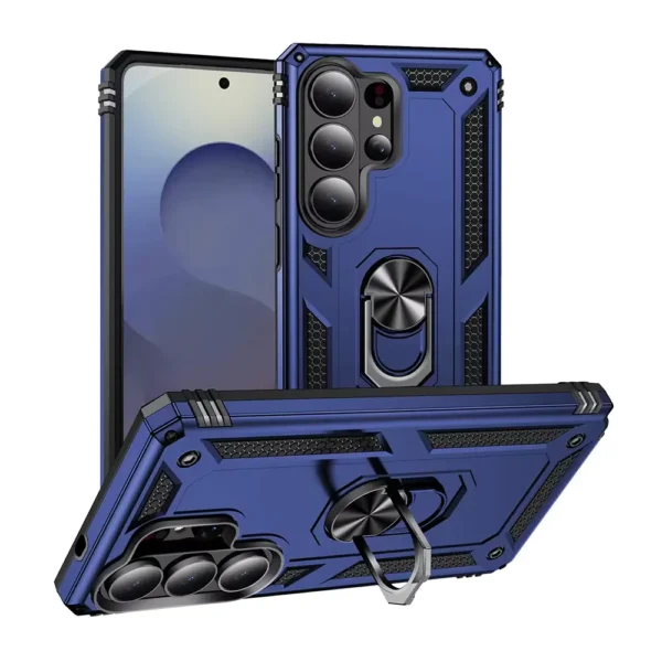 Slim Shockproof Ring Armor Stand Phone Case for Samsung Galaxy S26 Ultra (S948B) - 2