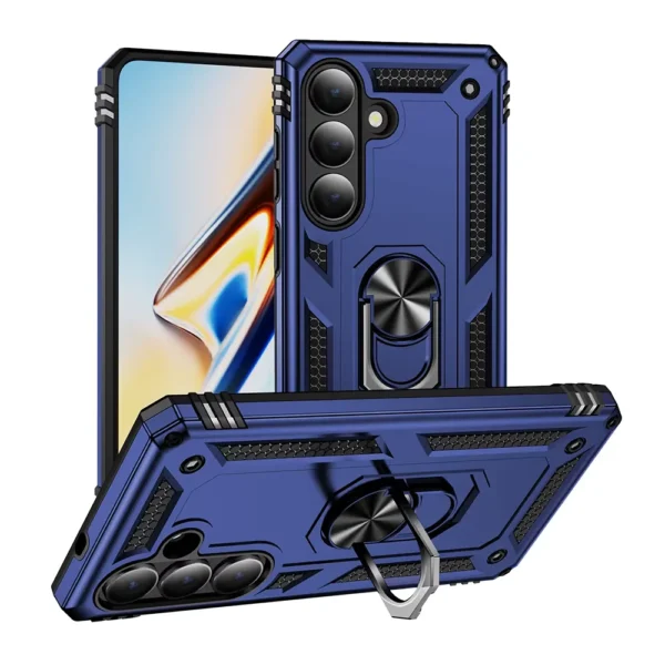 Slim Shockproof Ring Armor Stand Phone Case for Samsung Galaxy S26 Plus - 3