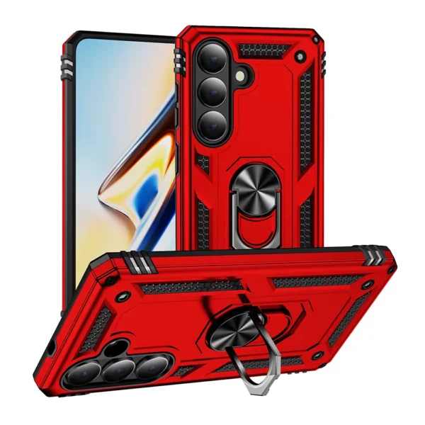 Slim Shockproof Ring Armor Stand Phone Case for Samsung Galaxy S26 Plus - 2