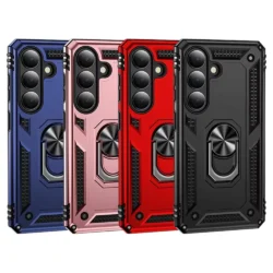 Slim Shockproof Ring Armor Stand Phone Case for Samsung Galaxy S26