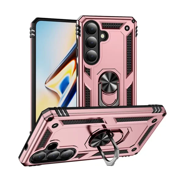 Slim Shockproof Ring Armor Stand Phone Case for Samsung Galaxy S26 - 2