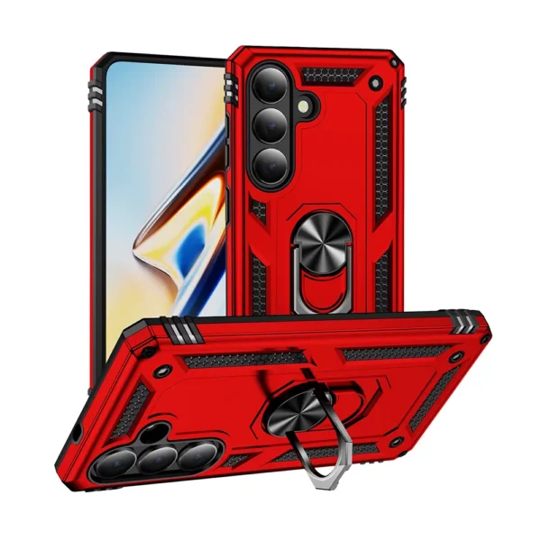 Slim Shockproof Ring Armor Stand Phone Case for Samsung Galaxy S26 - 3