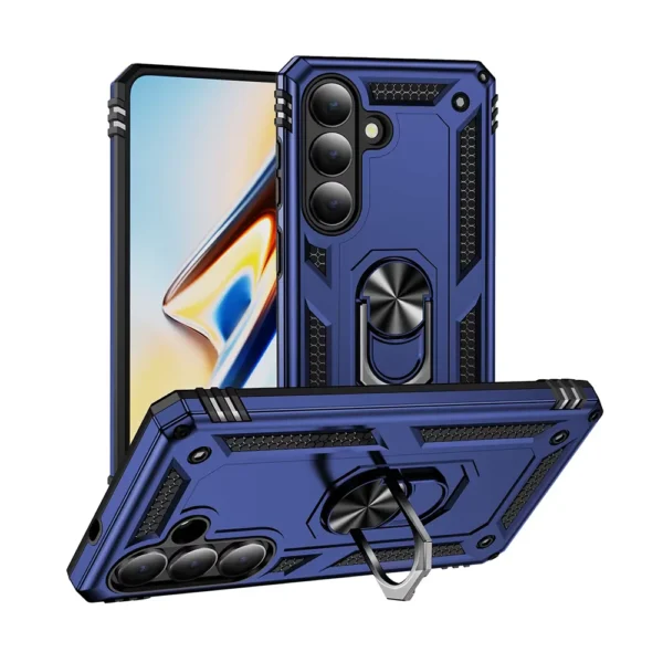 Slim Shockproof Ring Armor Stand Phone Case for Samsung Galaxy S26 - 4