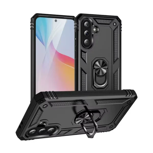 Slim Shockproof Ring Armor Stand Phone Case for Samsung Galaxy A37 - 4