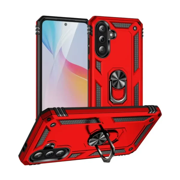 Slim Shockproof Ring Armor Stand Phone Case for Samsung Galaxy A37 - 3