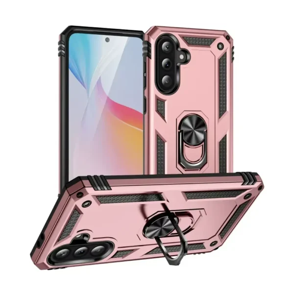 Slim Shockproof Ring Armor Stand Phone Case for Samsung Galaxy A37 - 1