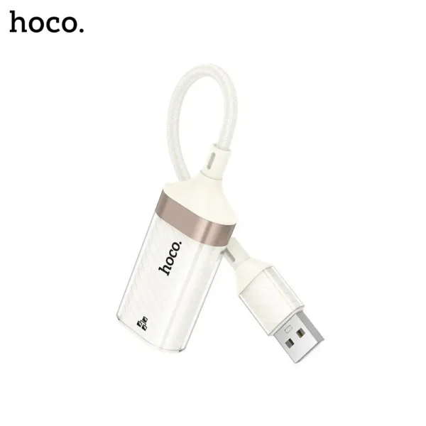 HOCO UA41 Crystal 100Mbps USB-A to RJ45 Ethernet Adapter - 1