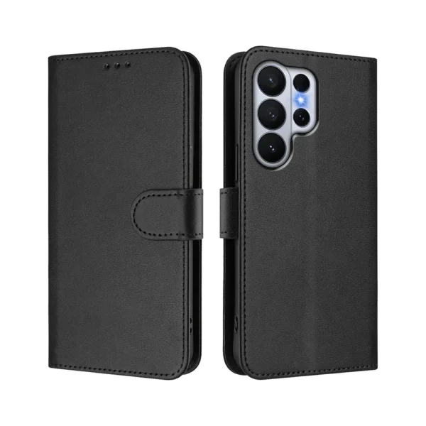 Leather Flip Wallet Book Case For Samsung S26 Ultra - 2