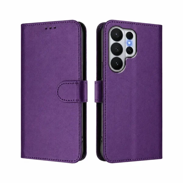 Leather Flip Wallet Book Case For Samsung S26 Ultra-2