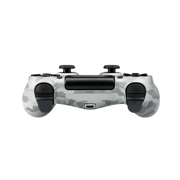 HS-PS4263F PS4 PC Bluetooth Controller Transparent White 4