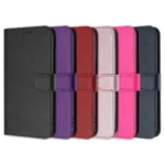 Leather Flip Wallet Book Case For Samsung S26