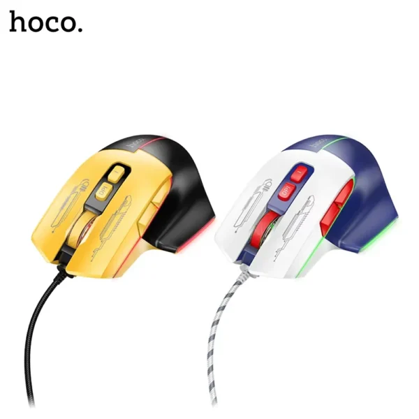 Hoco GM31 Overlord Luminous Gaming Wired Mouse - 6