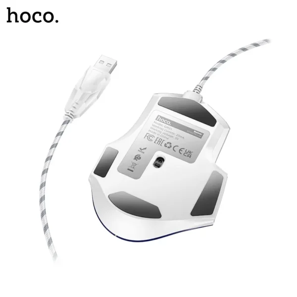 Hoco GM31 Overlord Luminous Gaming Wired Mouse - 1
