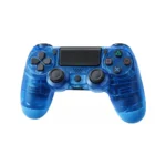 HS-PS4263K PS4 PC Bluetooth Controller Transparent Blue -3