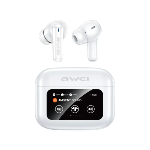 AWEI T56 ANC TWS Earbuds With Led Touch Screen - 6