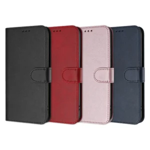Leather Flip Wallet Book Case For Samsung S26