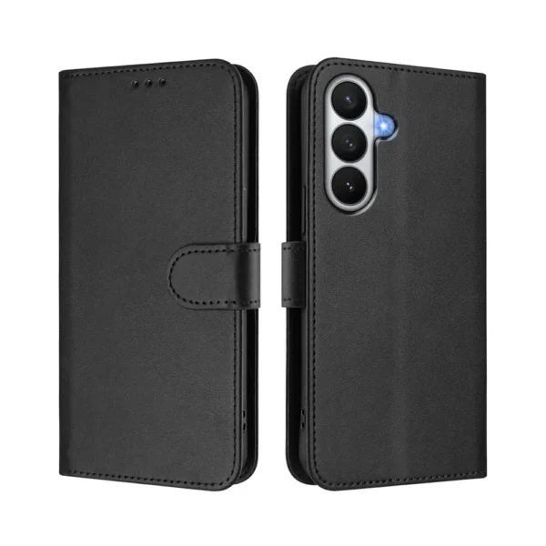 Leather Flip Wallet Book Case For Samsung S26 - 2