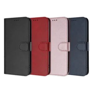 Leather Flip Wallet Book Case For Samsung A57