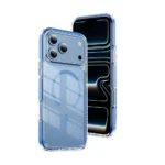 5F Crystal Shield Magsafe Case for iPhone 17 Pro 18 Pro Light Blue