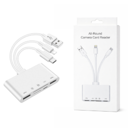 5-in-1 iPhone Type C OTG Memory Card Reader