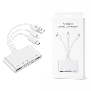 5-in-1 iPhone Type C OTG Memory Card Reader