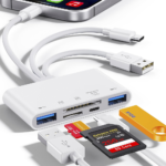 5-in-1 iPhone Type C OTG Memory Card Reader - 1