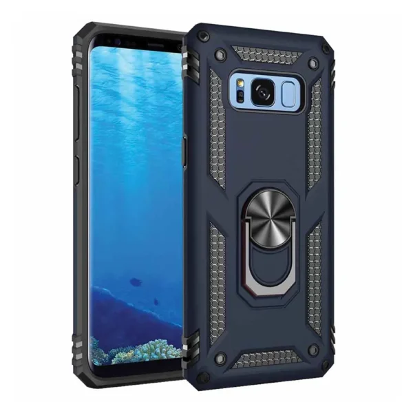 Slim Shockproof Ring Armor Stand Phone Case for Samsung Galaxy S8 Plus (G955F) - 2