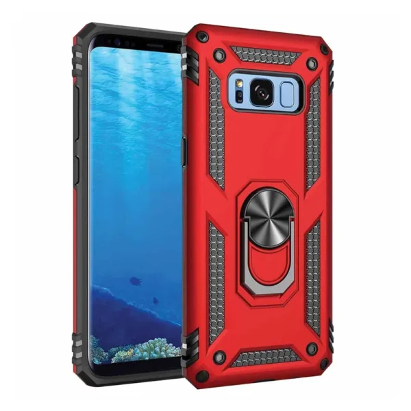 Slim Shockproof Ring Armor Stand Phone Case for Samsung Galaxy S8 Plus (G955F) - 4