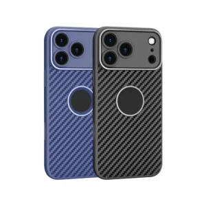 Carbon Fiber TPU Case For iPhone 17 Pro Max