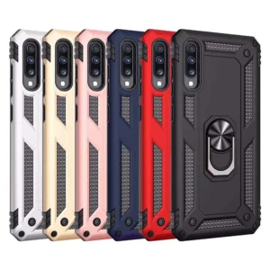 Slim Shockproof Ring Armor Stand Phone Case for Samsung Galaxy A70 (A705F)