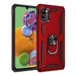 Slim Shockproof Ring Armor Stand Phone Case for Samsung Galaxy A41 (A415F) - 1