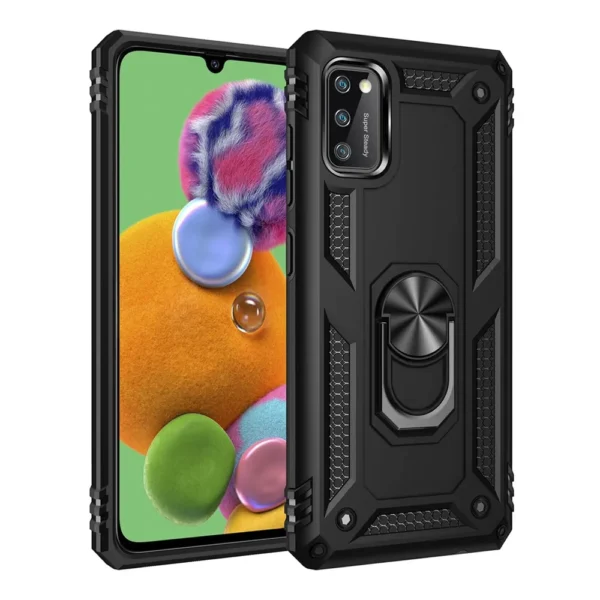 Slim Shockproof Ring Armor Stand Phone Case for Samsung Galaxy A41 (A415F) - 2