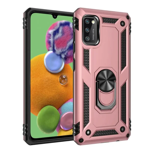 Slim Shockproof Ring Armor Stand Phone Case for Samsung Galaxy A41 (A415F) - 4