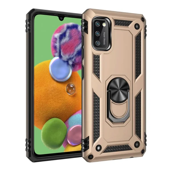 Slim Shockproof Ring Armor Stand Phone Case for Samsung Galaxy A41 (A415F) - 5