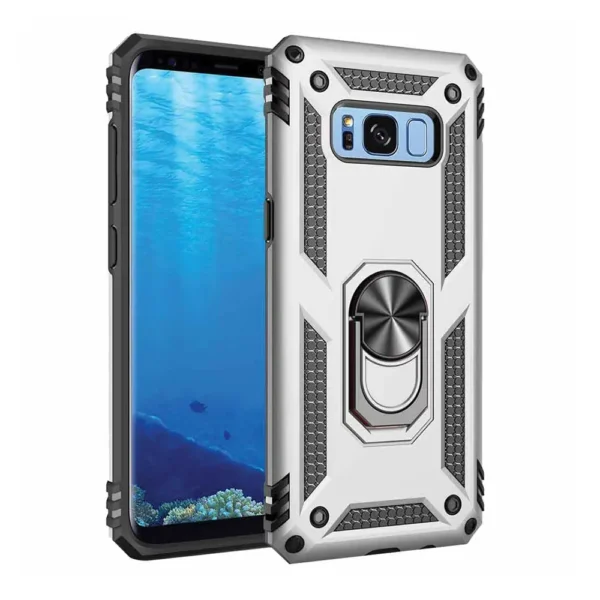 Slim Shockproof Ring Armor Stand Phone Case for Samsung Galaxy S8 Plus (G955F) - 5