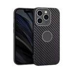 Carbon Fiber TPU Case For iPhone 16 Pro Max - 1