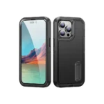 Defender Case With Stand Protective For iPhone 15 Pro