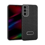 Carbon Fiber TPU Case For Samsung Black