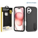 Defender Case With Stand Protective For iPhone 16 Plus